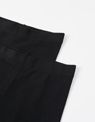 Pack 2 Pares de Leggings para Niña, Negro