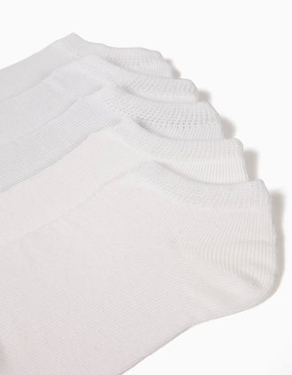 5 Paires de Socquettes Garçon, Blanc