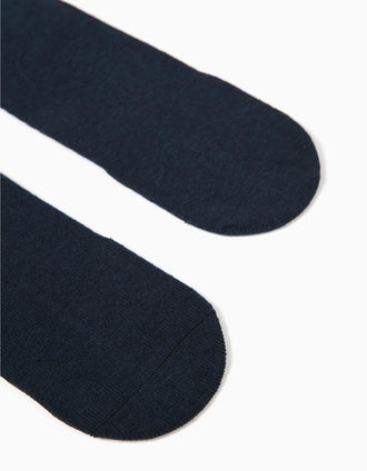 2 Chaussettes Hautes Enfant, Bleu Foncé