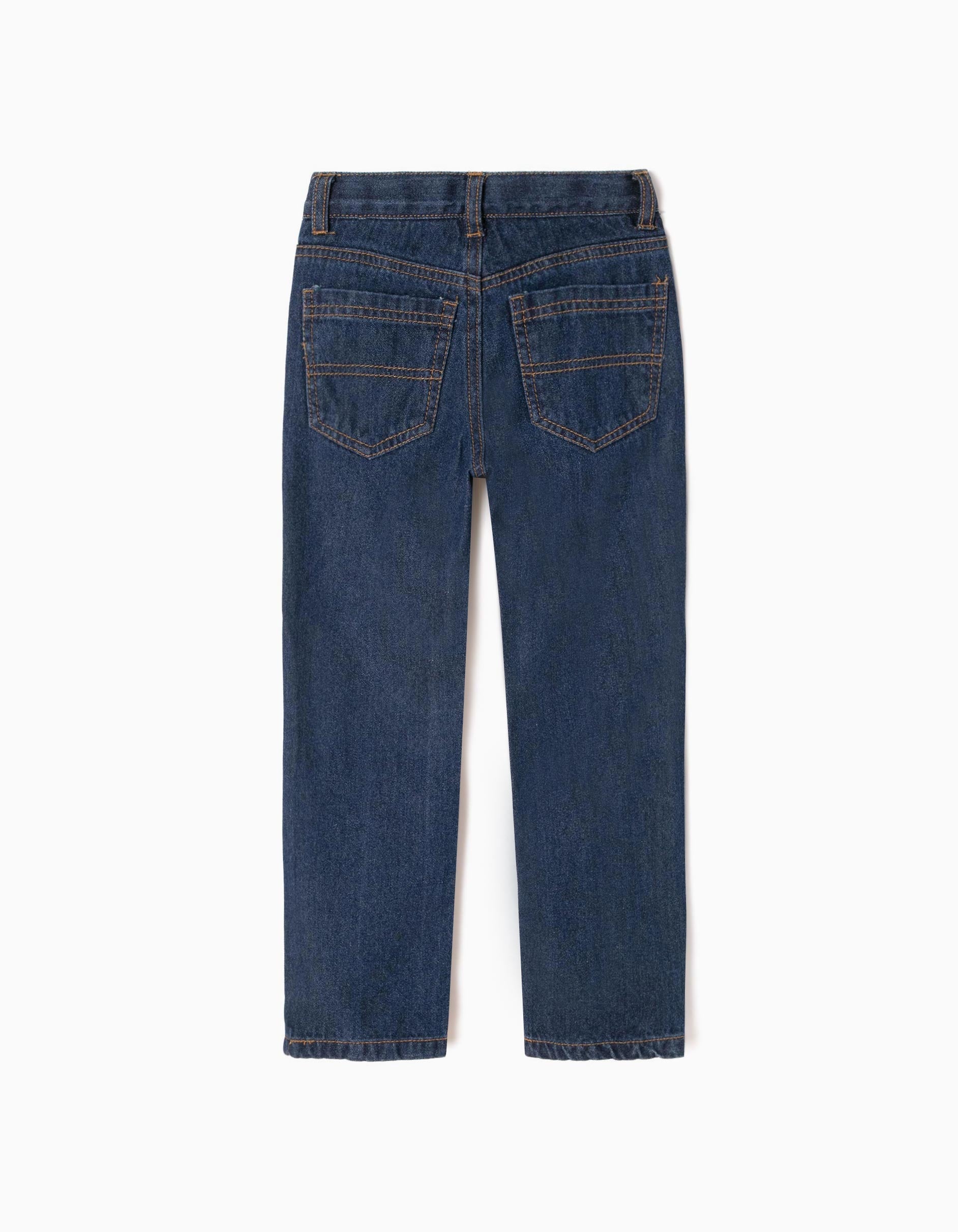 Jeans for Boys, Straight Fit, Dark Blue