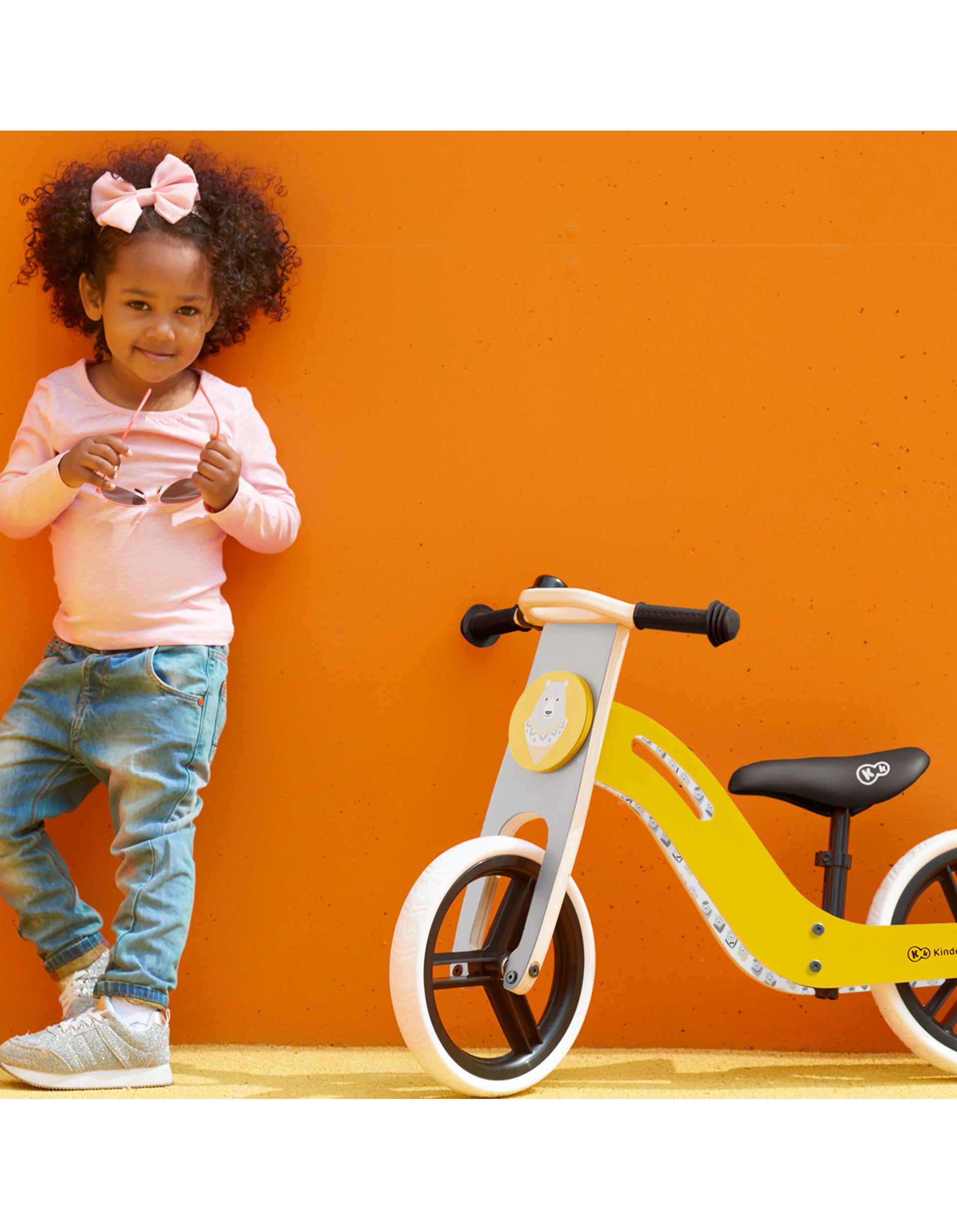 Bicyclette d'apprentissage Uniq Kinderkraft miel