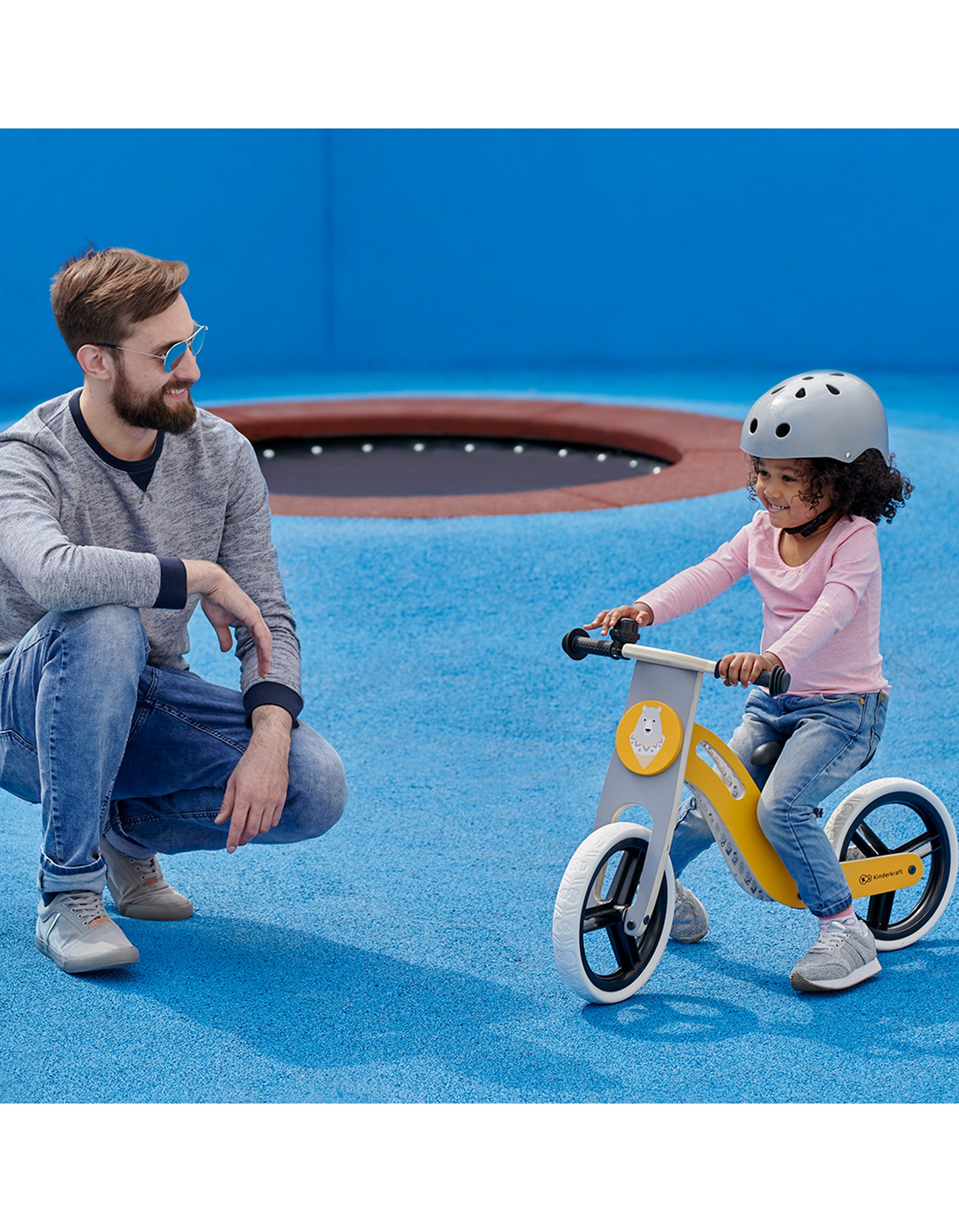 Bicyclette d'apprentissage Uniq Kinderkraft miel