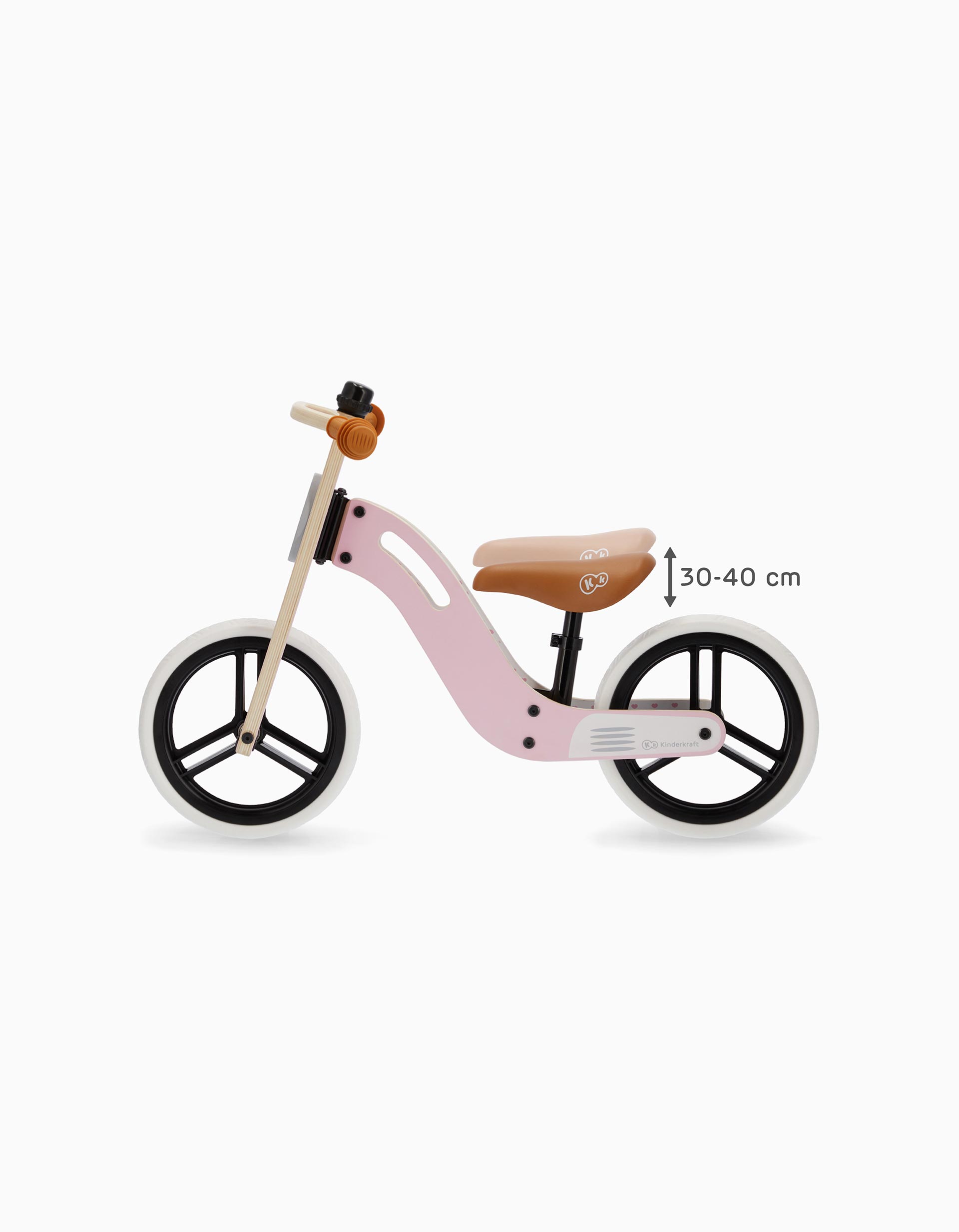 Bicyclette d'apprentissage Uniq Kinderkraft rose