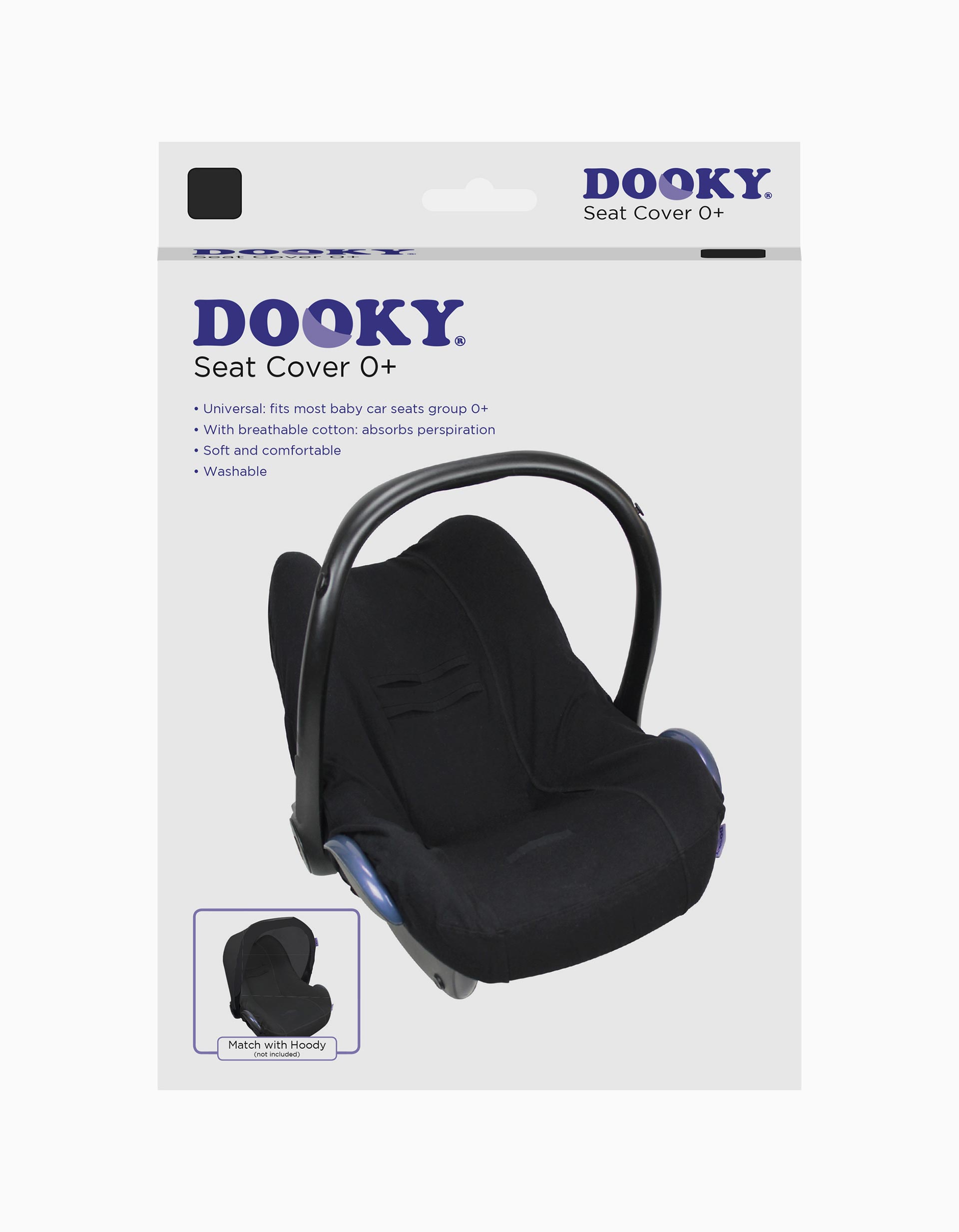 Car Seat Liner GR0+ by Dooky, Black