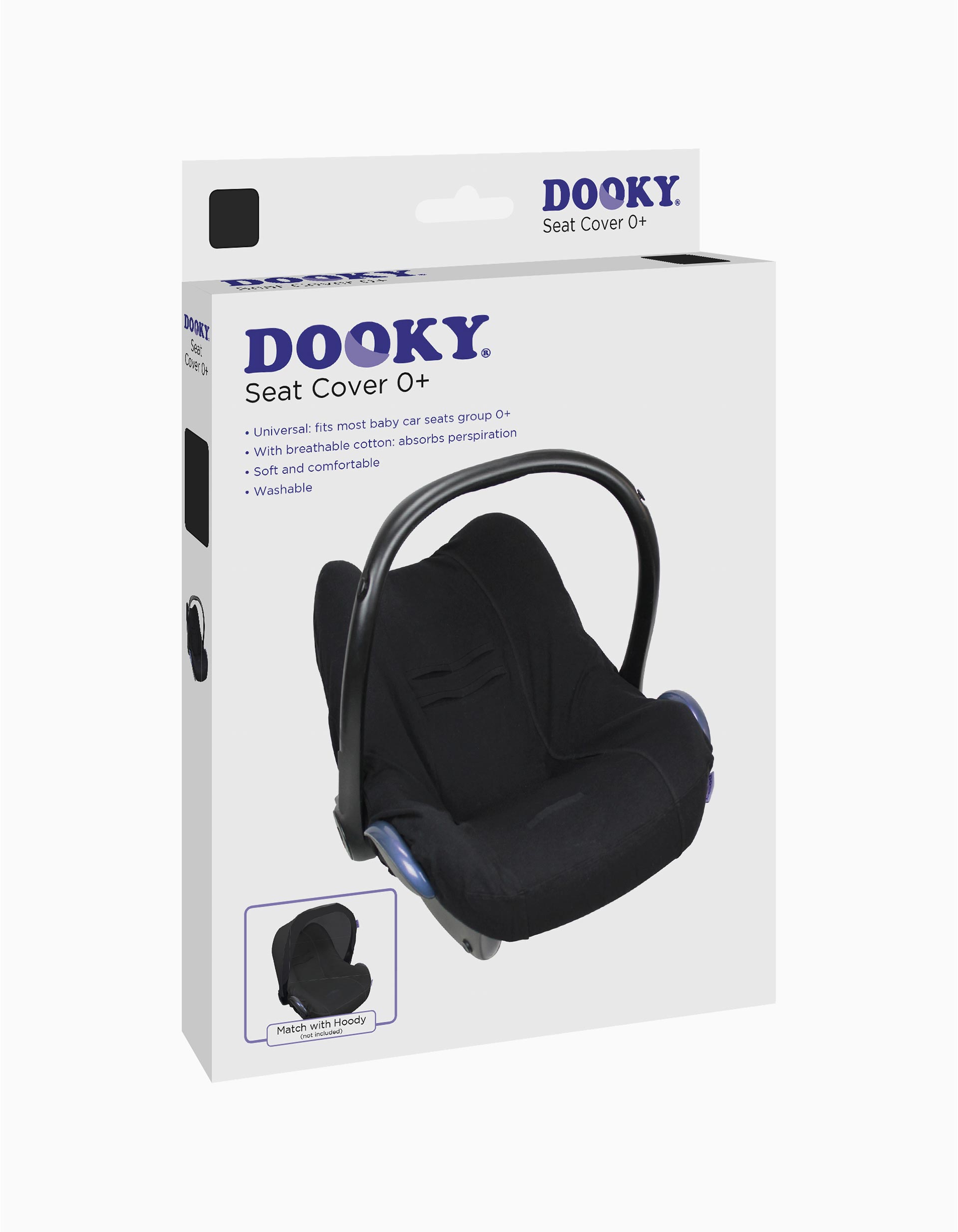 Car Seat Liner GR0+ by Dooky, Black