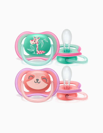 Chupete Ultra Air 18M+ Silicona Philips/Avent 2 un.