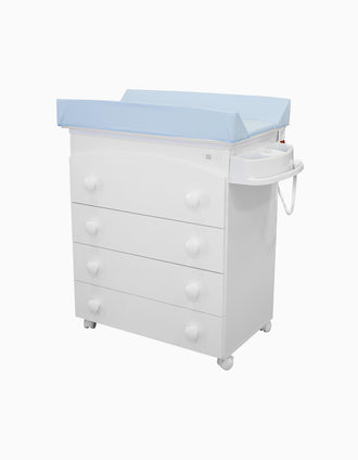 Cómoda Banheira Zy Baby Blue
