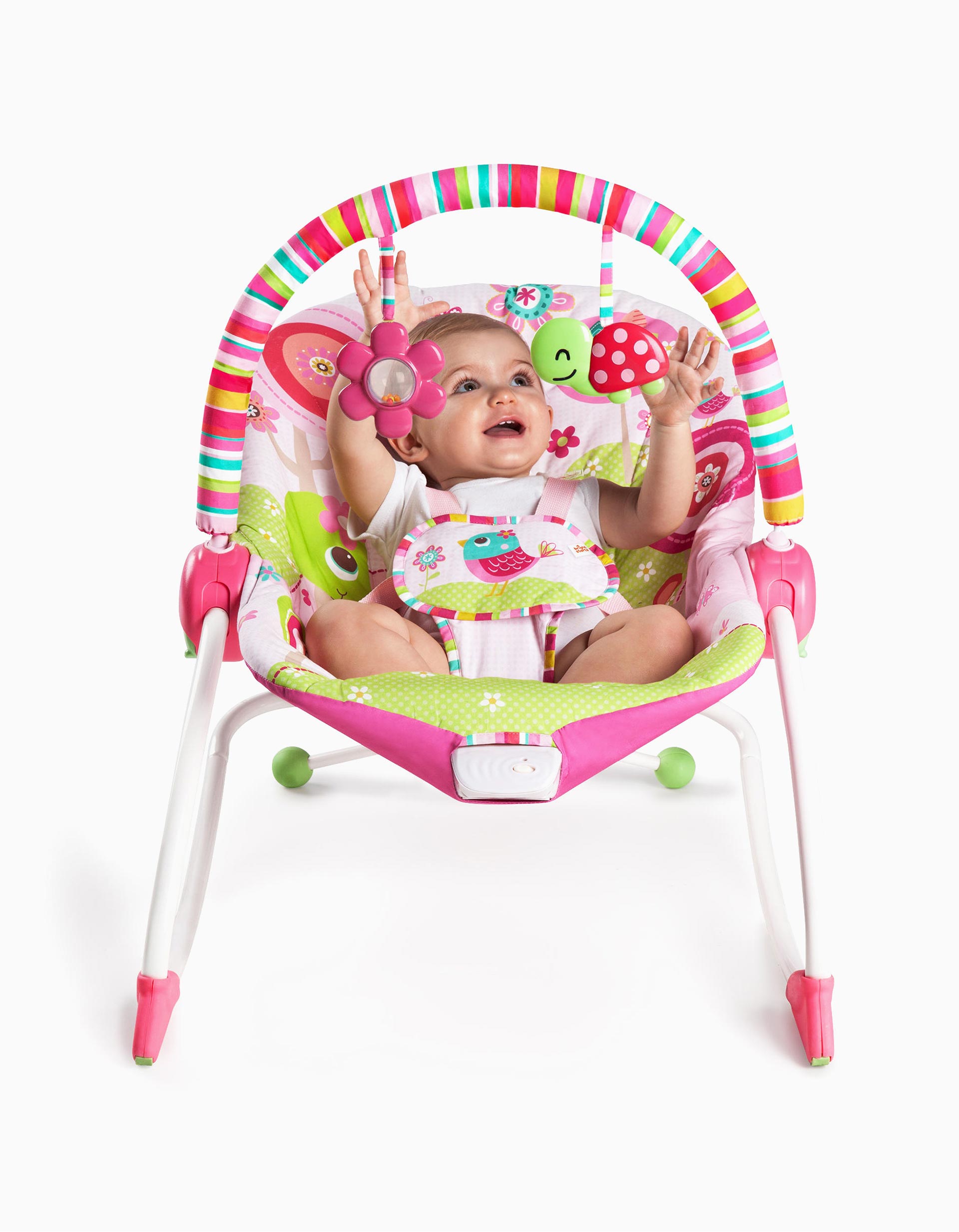 Bright Starts Raspberry Garden Bouncer