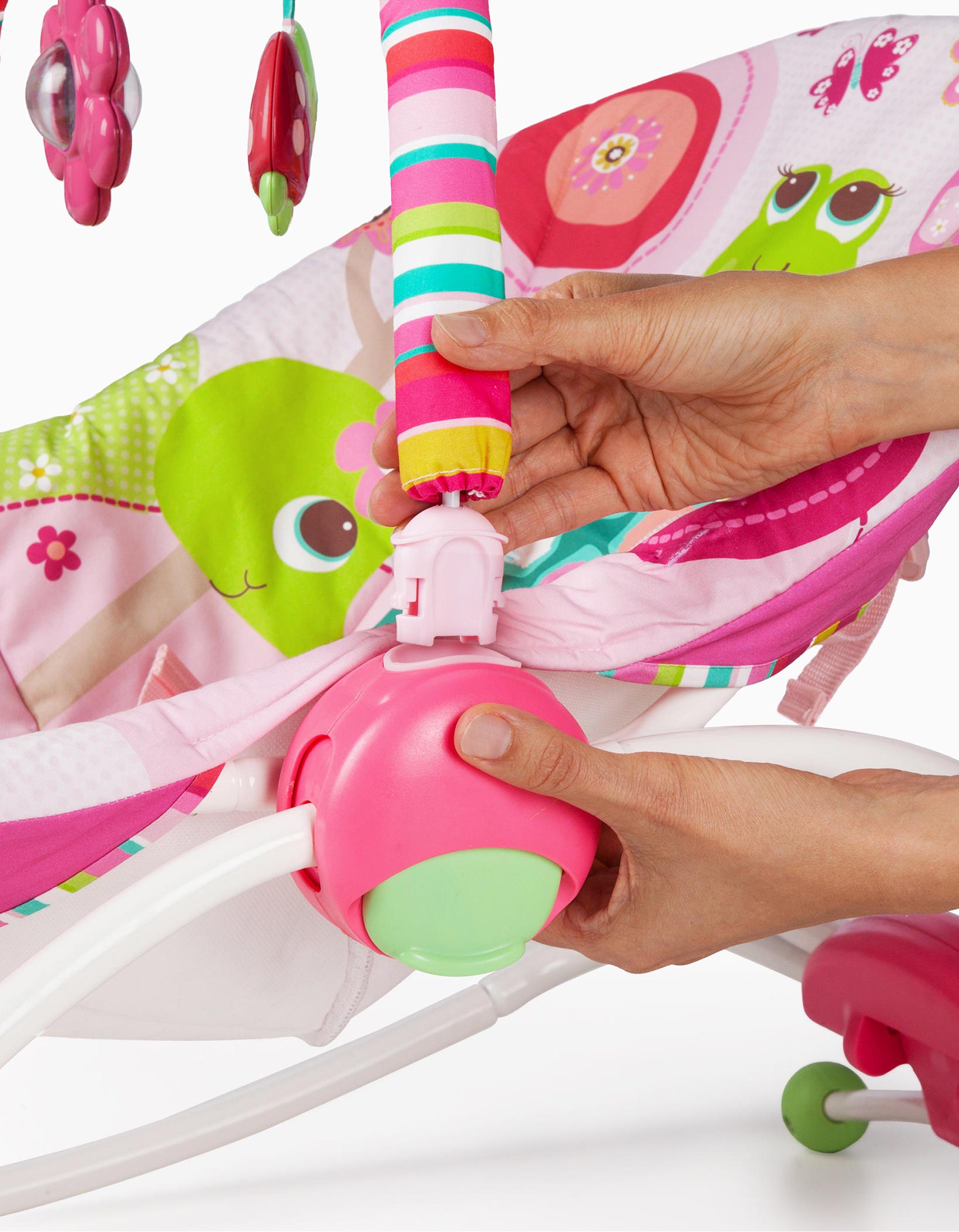 Bright Starts Raspberry Garden Bouncer