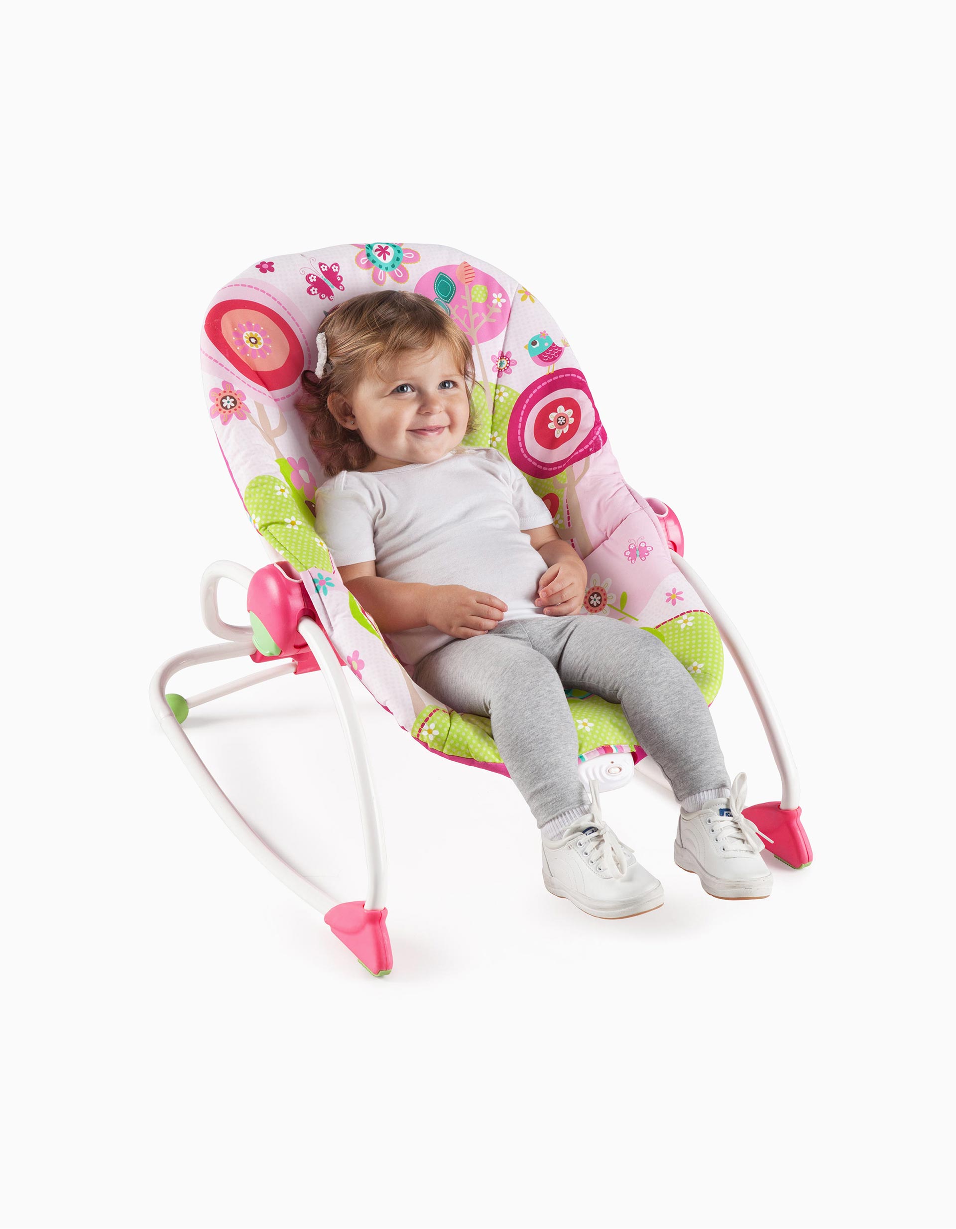 Bright Starts Raspberry Garden Bouncer