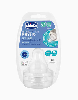 TÉTINE SILICONE PERFECT5 6M+ CHICCO 2UN.