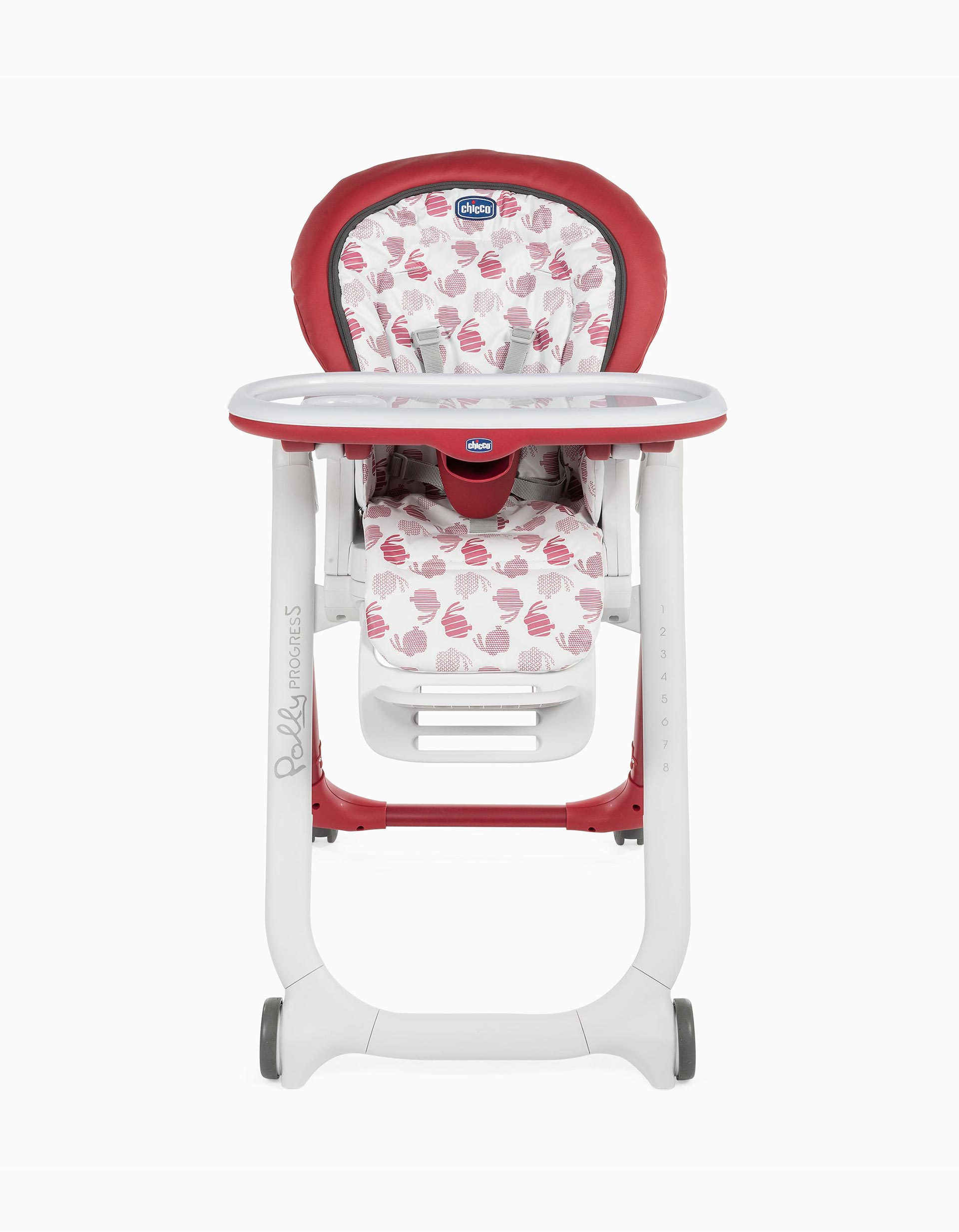 High Chair Progress Chicco Red