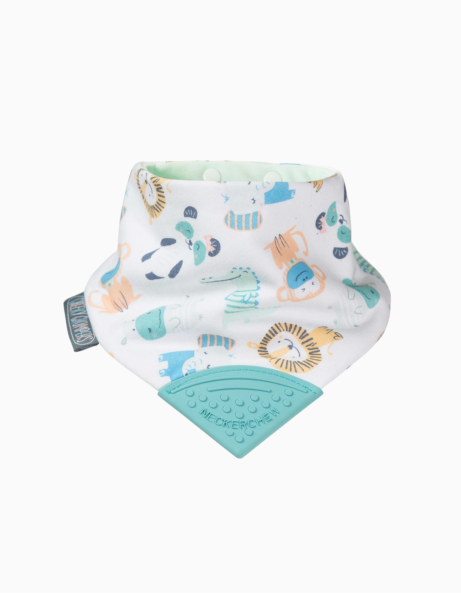 Bandana with Teether Cheeky Chompers Animals