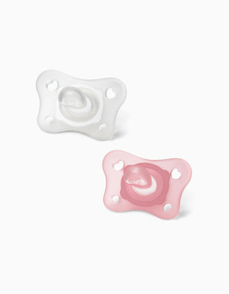 Chupete de Silicona Mini Soft Girl Chicco 0-2M 2 un.
