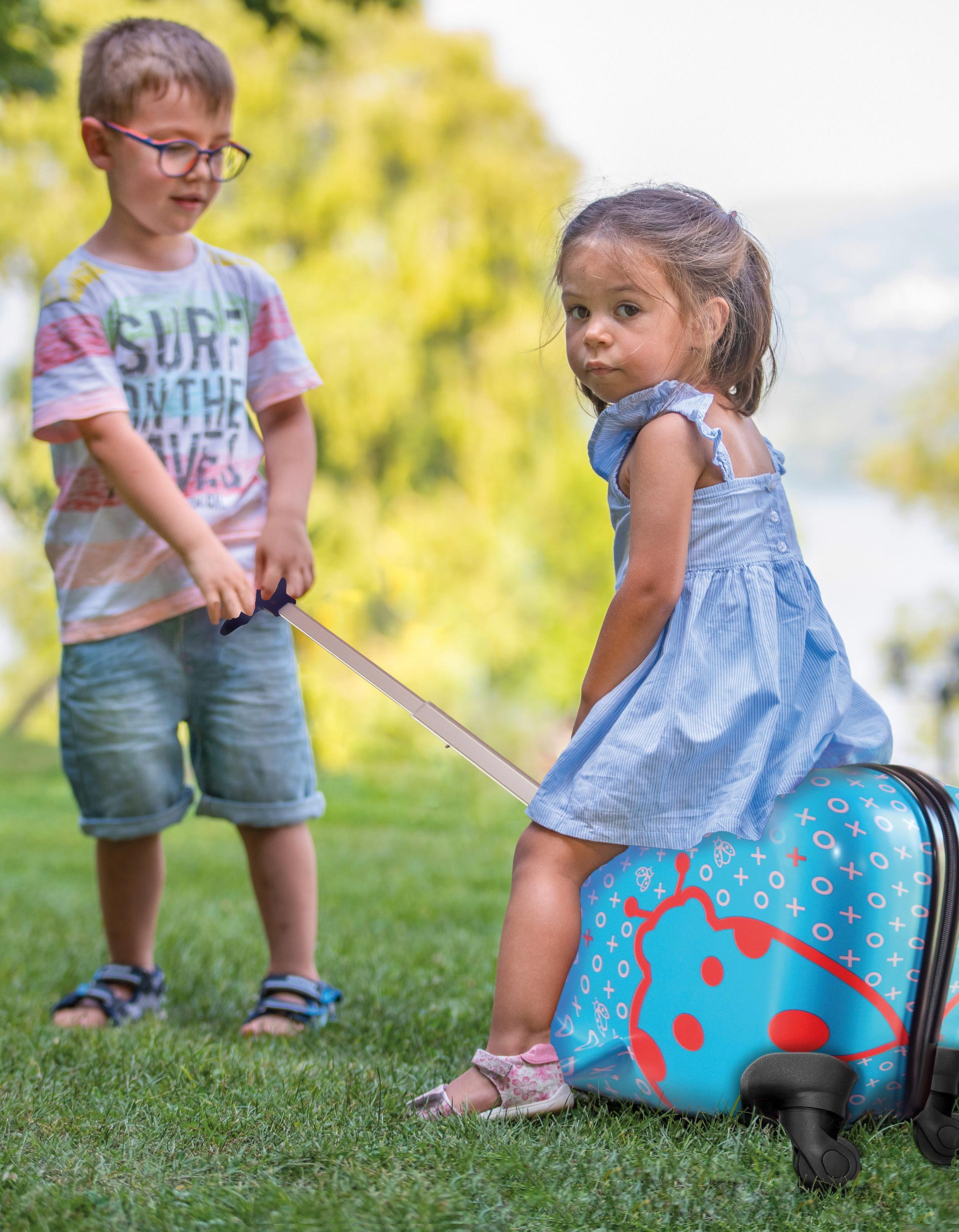 Trolley Oops Ladybug