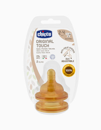 TETINA ORIG. TOUCH FLUXO VARIÁVEL CHICCO 2-4M 2UN.