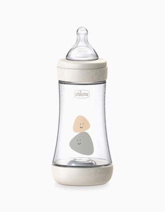 Biberón Silicona Flujo Medio Perfect5 Chicco 240ML 2M+