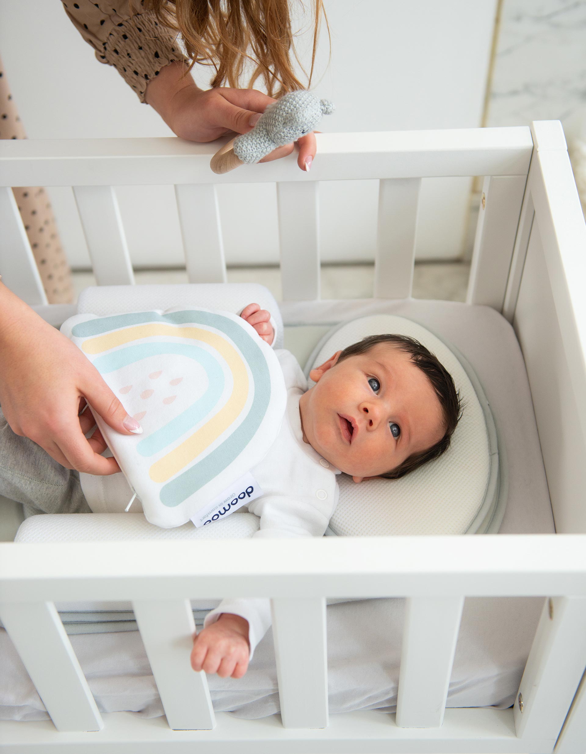 Oreiller Anti-coliques Arc-en-ciel Doomoo