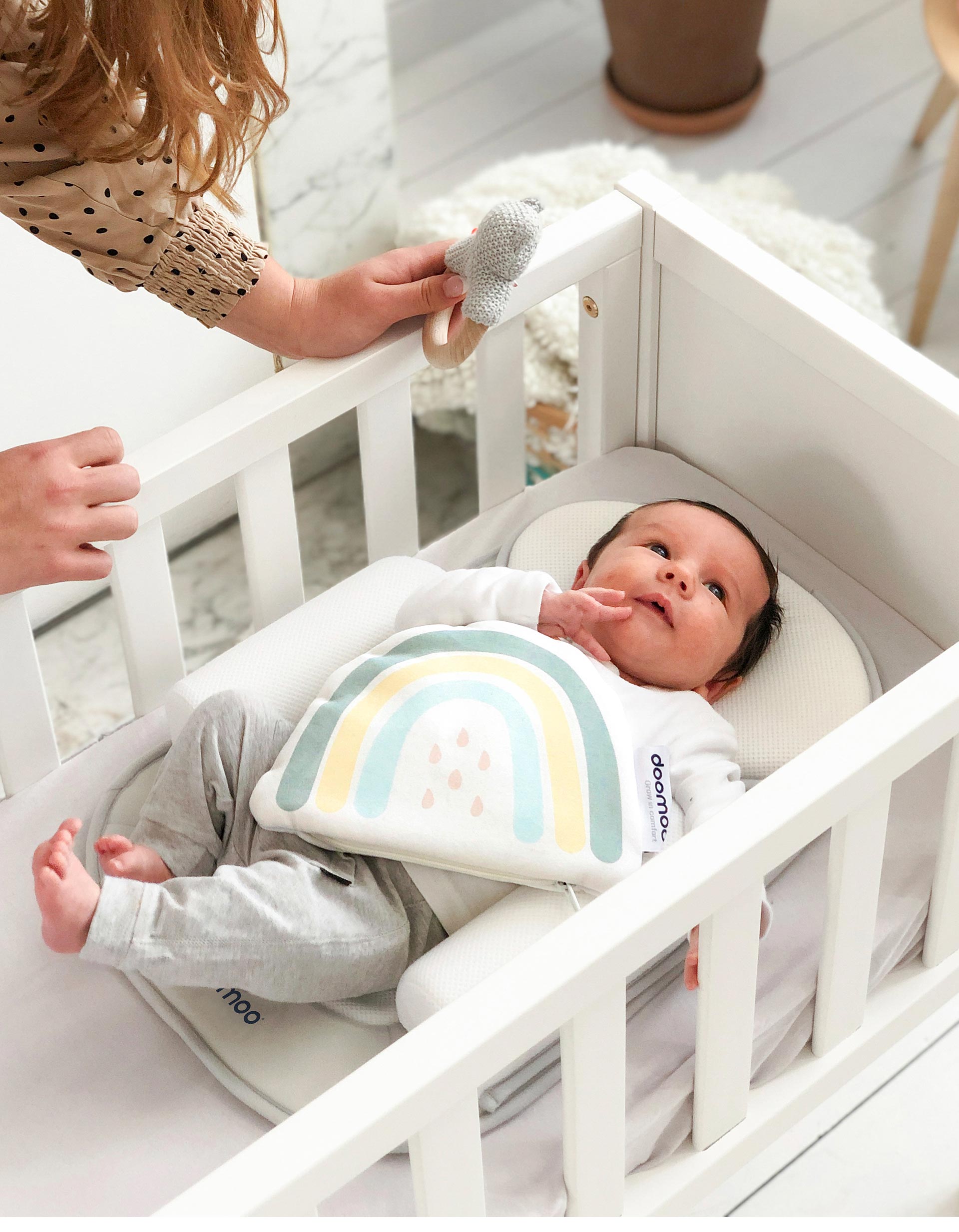 Oreiller Anti-coliques Arc-en-ciel Doomoo