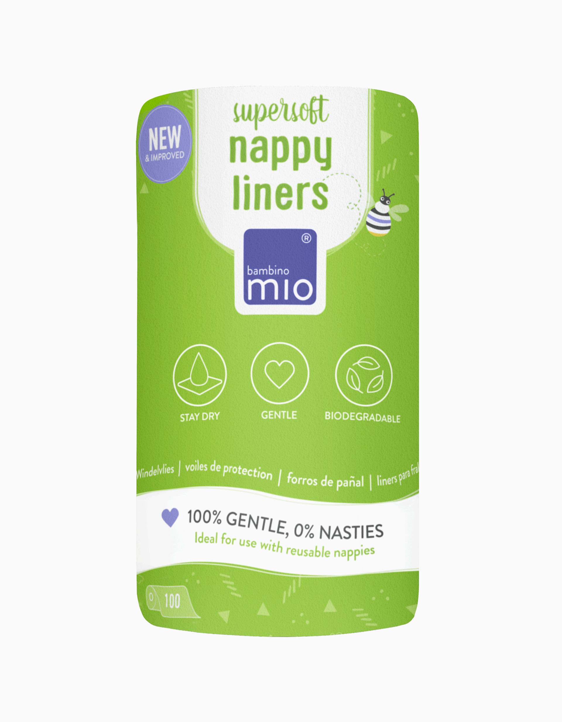 Bambino Mio 100x Nappy Liners