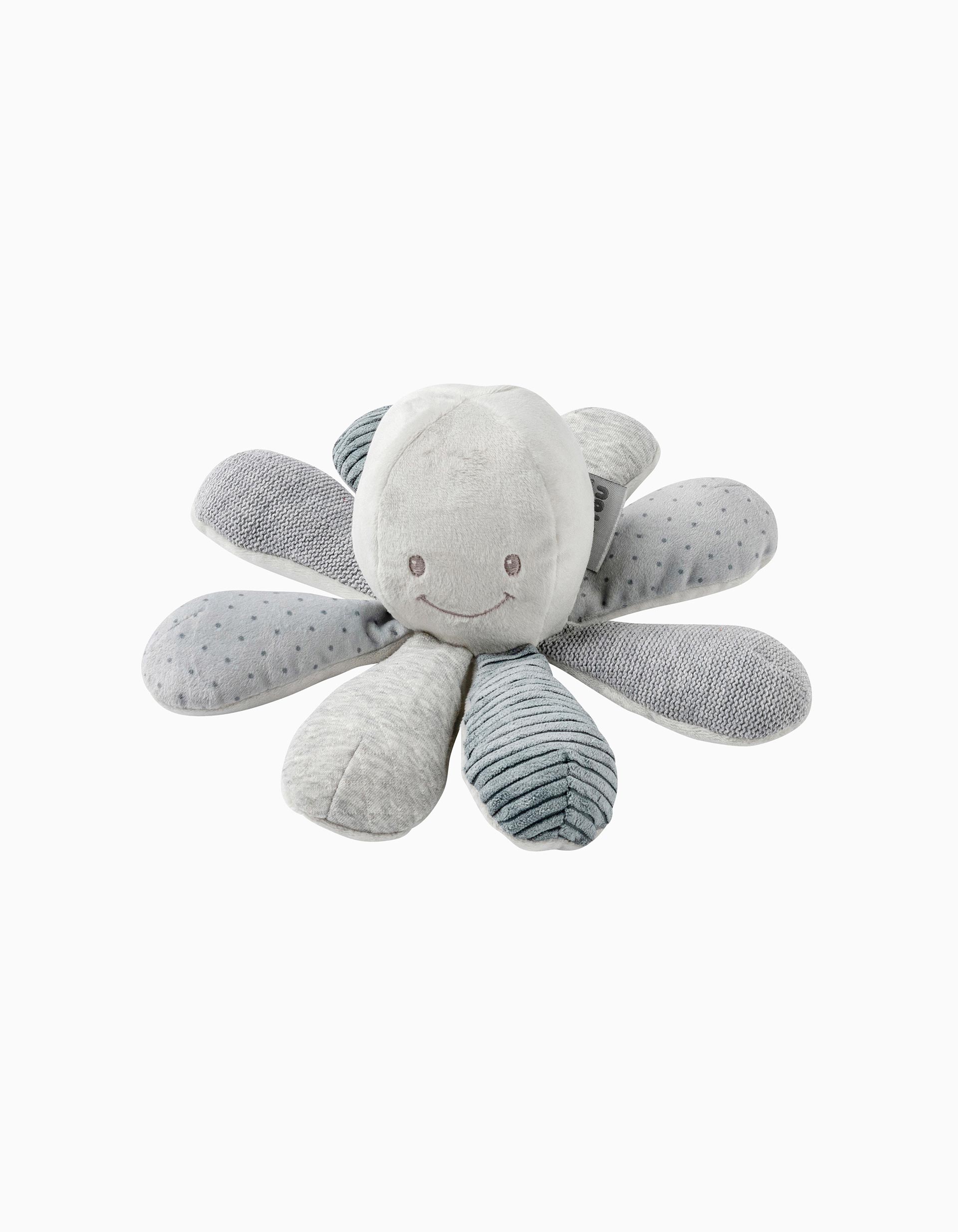 Pulpo 22 cm Lapidou Nattou Gris