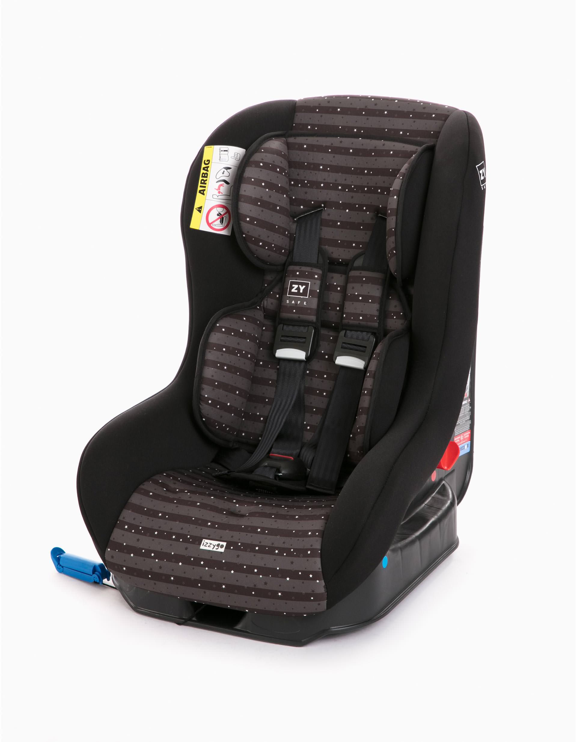 Car Seat Gr 0/1 Izzygo Plus Zy Safe Stars Black