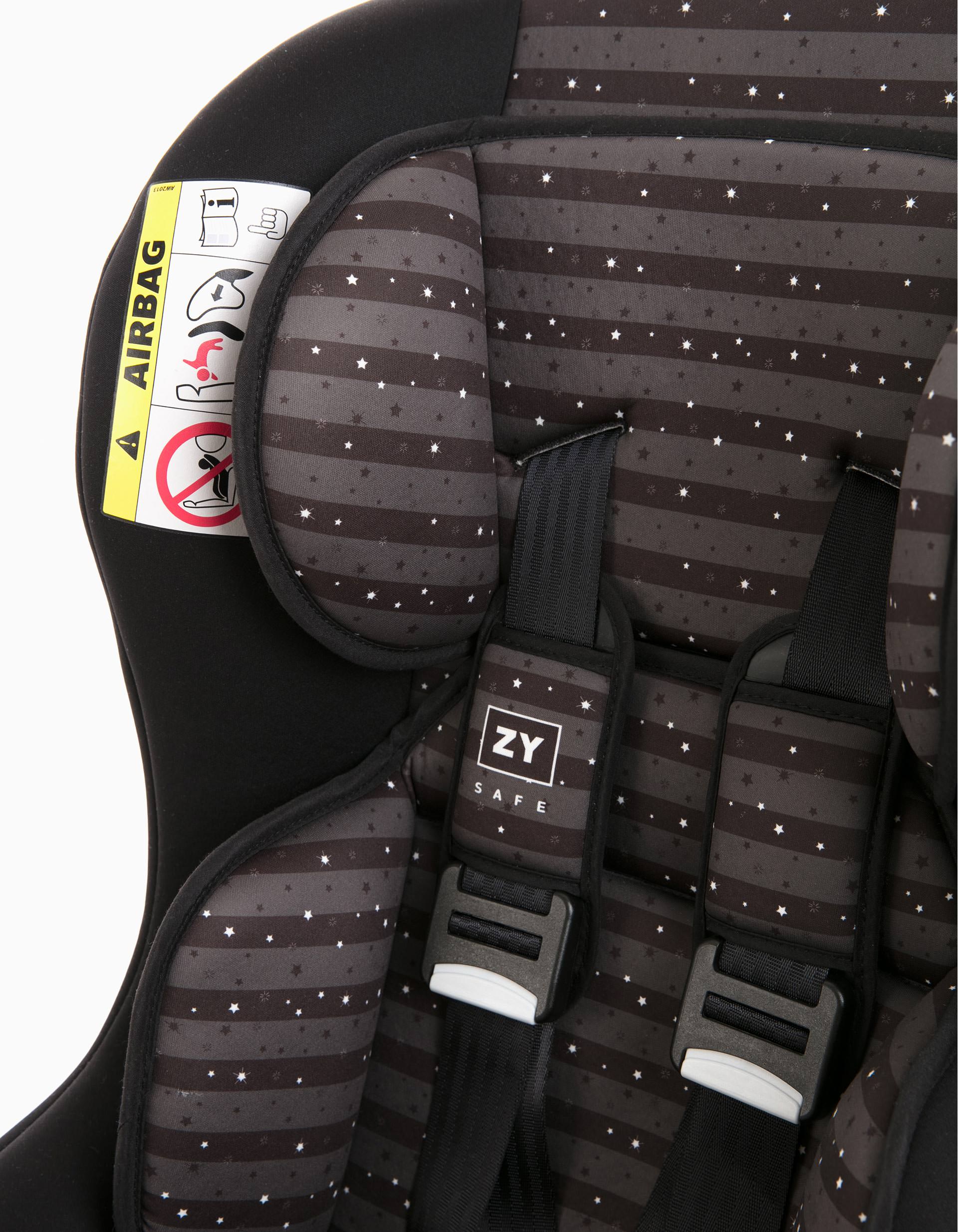 Car Seat Gr 0/1 Izzygo Plus Zy Safe Stars Black