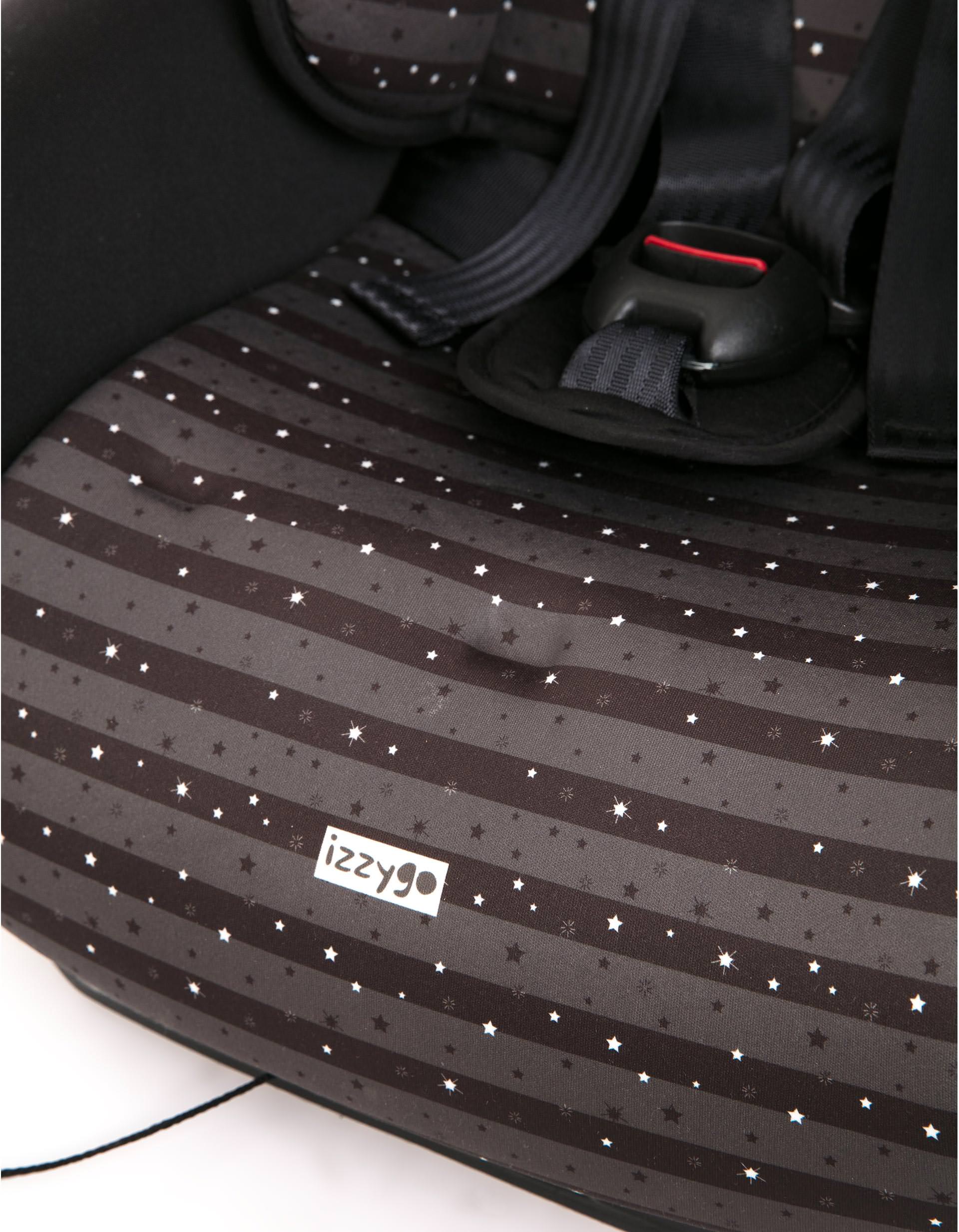 Car Seat Gr 0/1 Izzygo Plus Zy Safe Stars Black