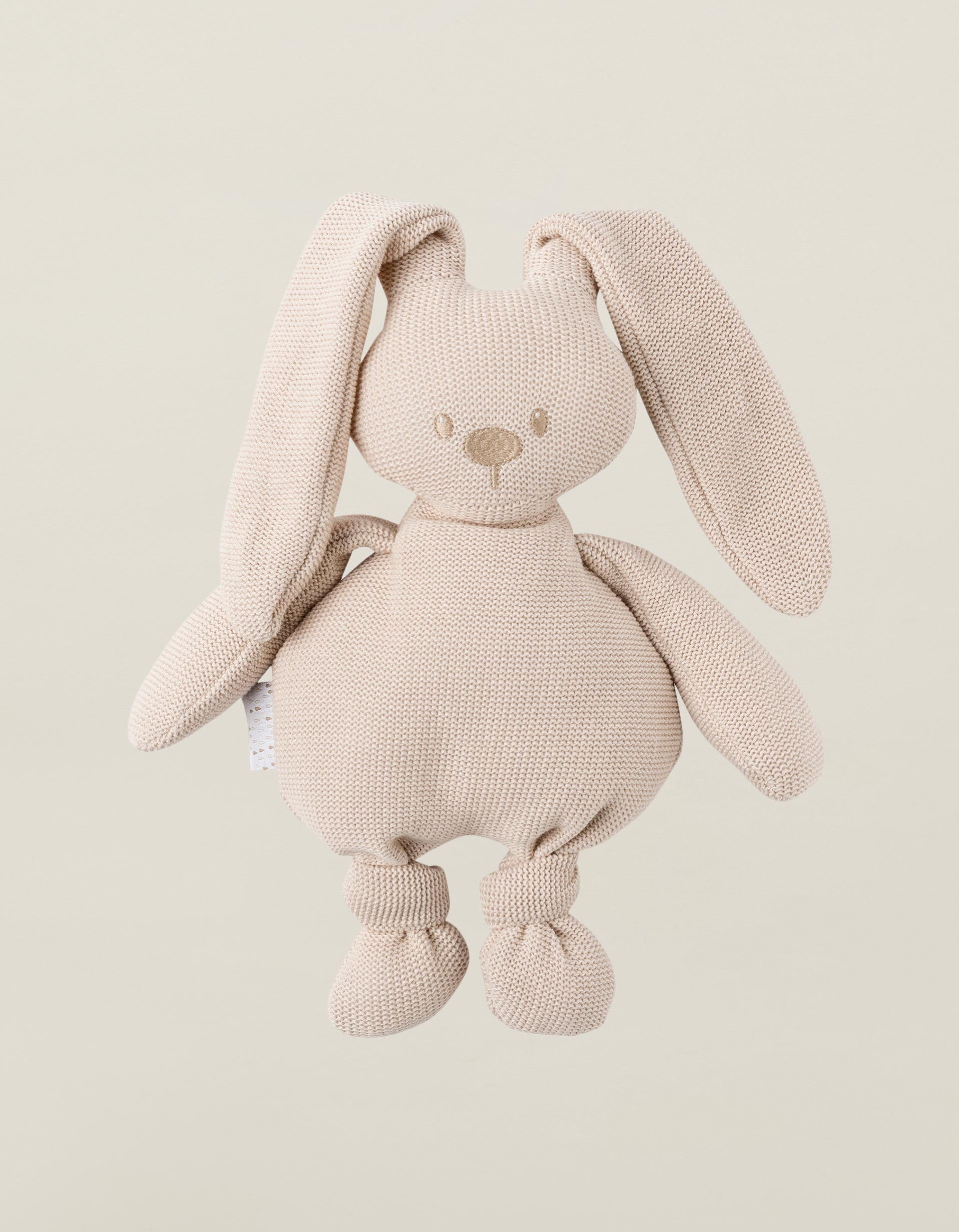 Peluche 36 cm Lapidou Tricot Beige Nattou