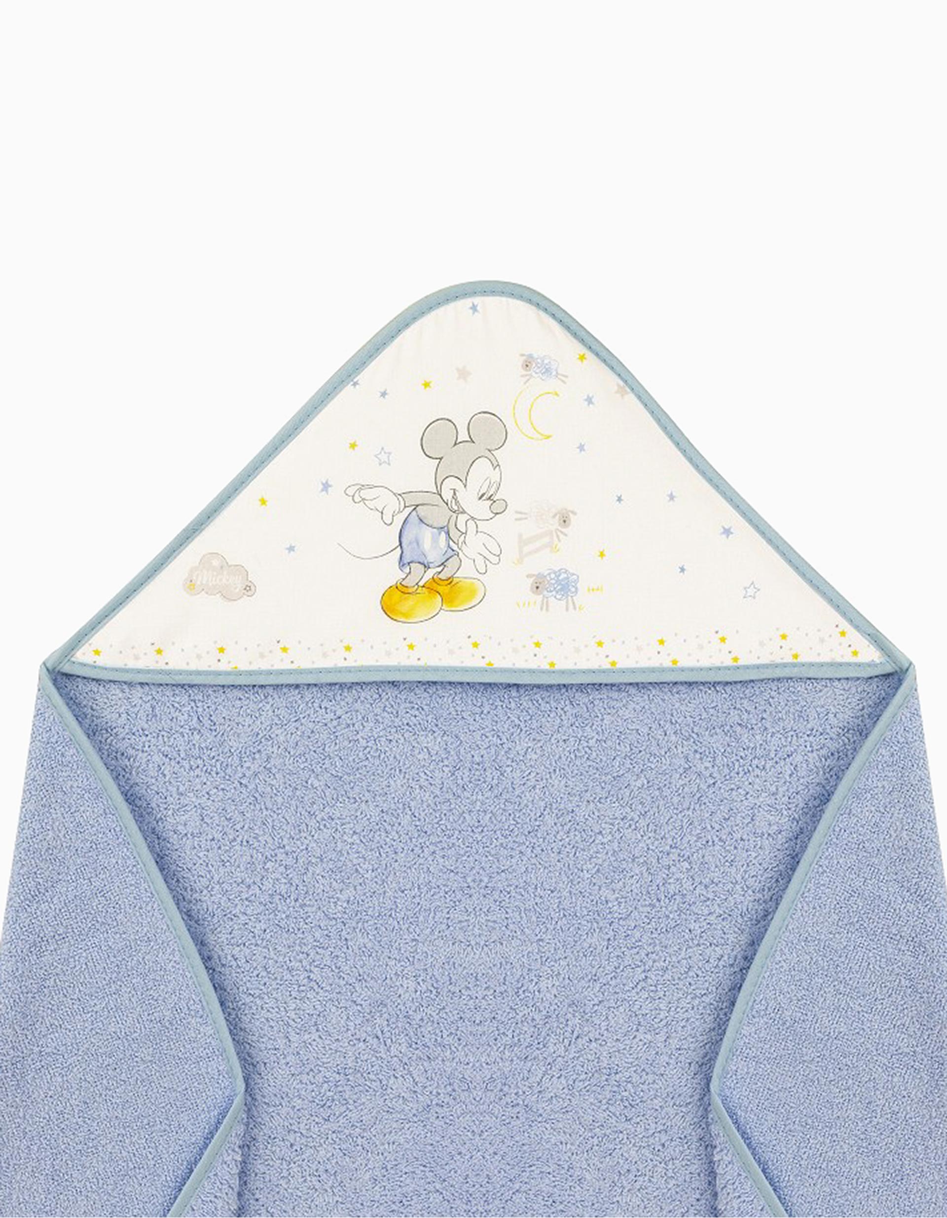 Bath Towel 100x100cm Mickey Disney, Blue