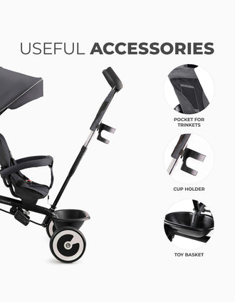 Triciclo Aston Grey Kinderkraft 9M+