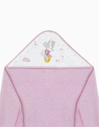 Toalha De Banho 100x100 cm Minnie Disney Rosa