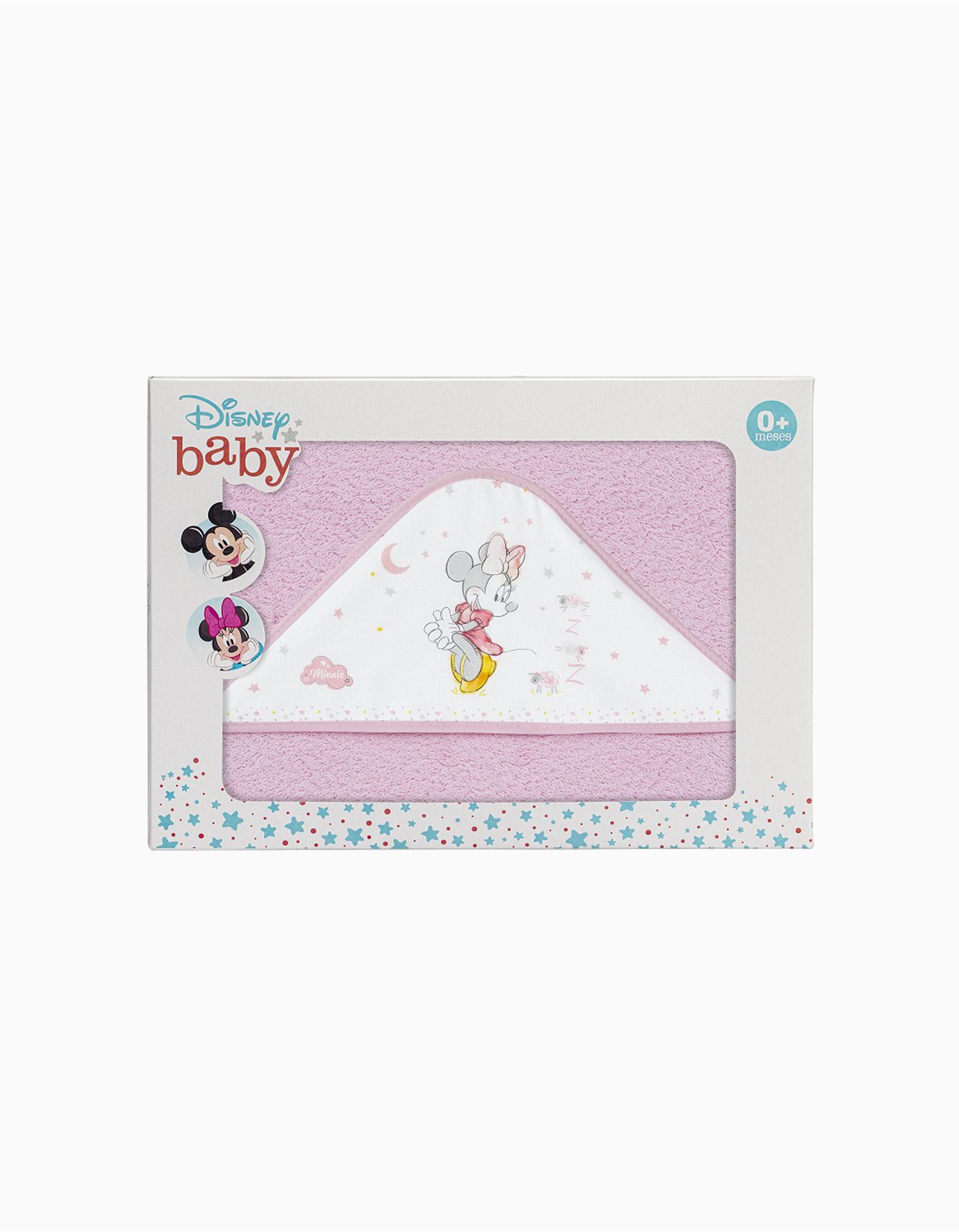 Bath Towel 100x100cm Minnie Disney, Pink