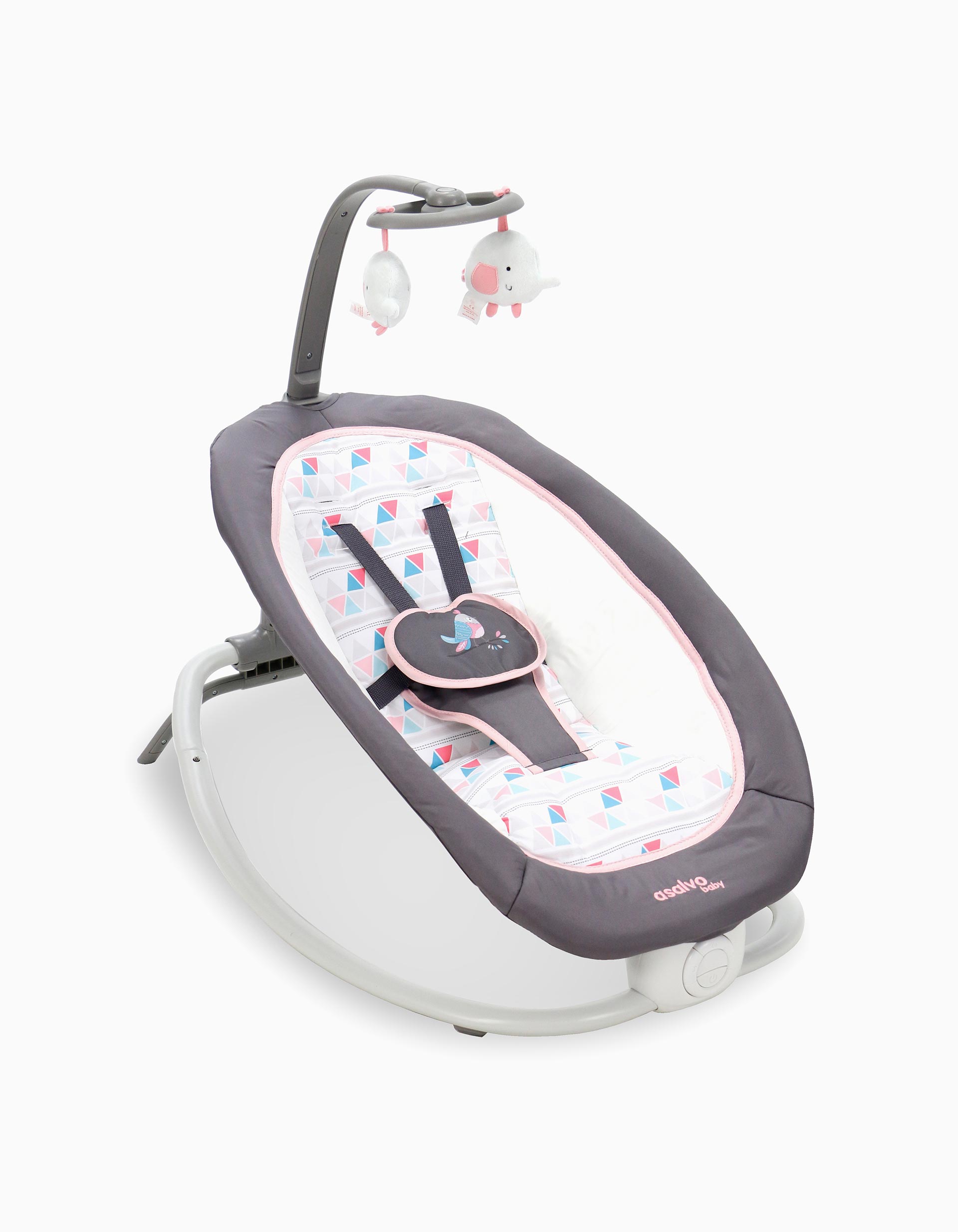 Baby Bouncer, Fold Asalvo Pink