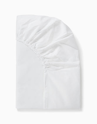 Sábana Ajustable de Cuna 80X55cm Interbaby Blanca