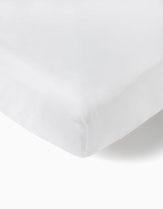 Sábana Ajustable de Cuna 80X55cm Interbaby Blanca