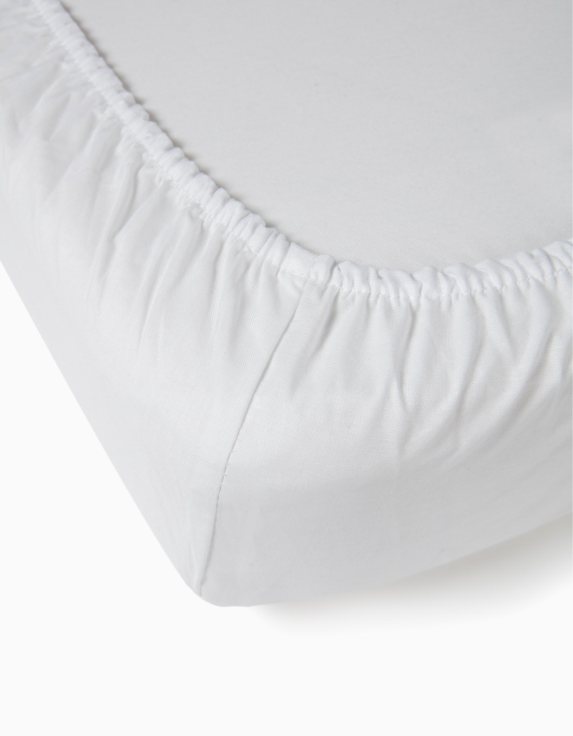 Adjustable Sheet 80X55cm Interbaby, White