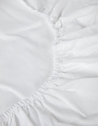 Sábana Ajustable de Cuna 80X55cm Interbaby Blanca