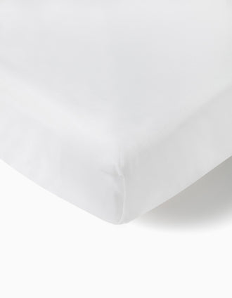Sábana Ajustable de Cuna 120x60cm Interbaby Blanca