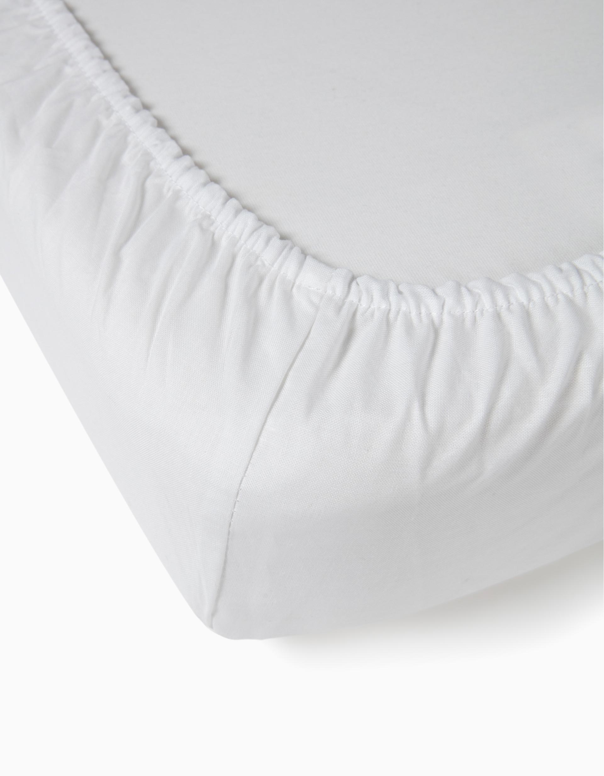 Adjustable Sheet 120x60cm Interbaby, White