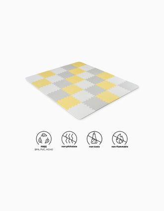 Área de Actividades Luno Grey/Yellow Kinderkraft