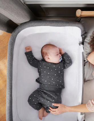 Cuna Neste Up Kinderkraft Grey Light Melange