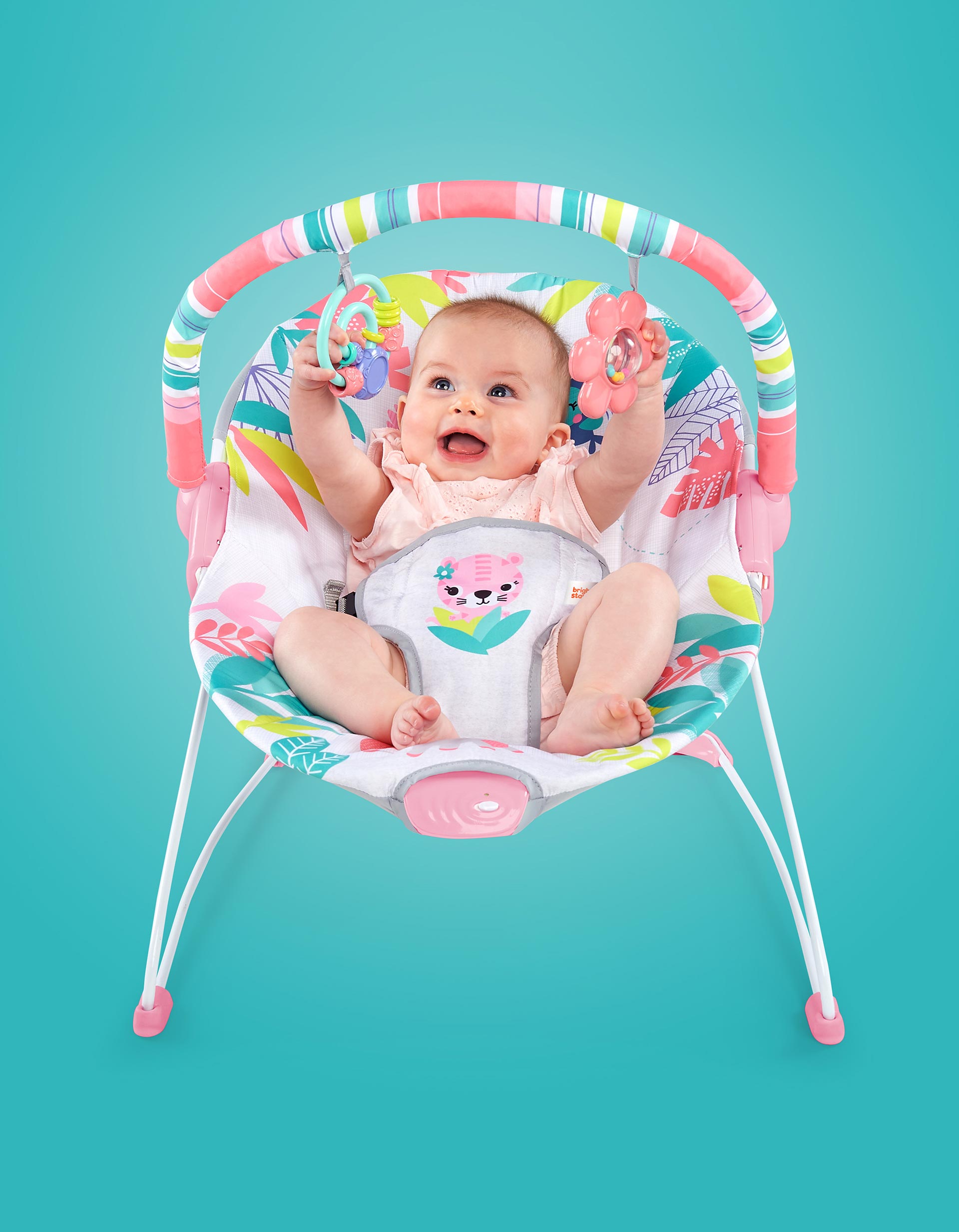 Bright Starts Flamingo Vibes Bouncer