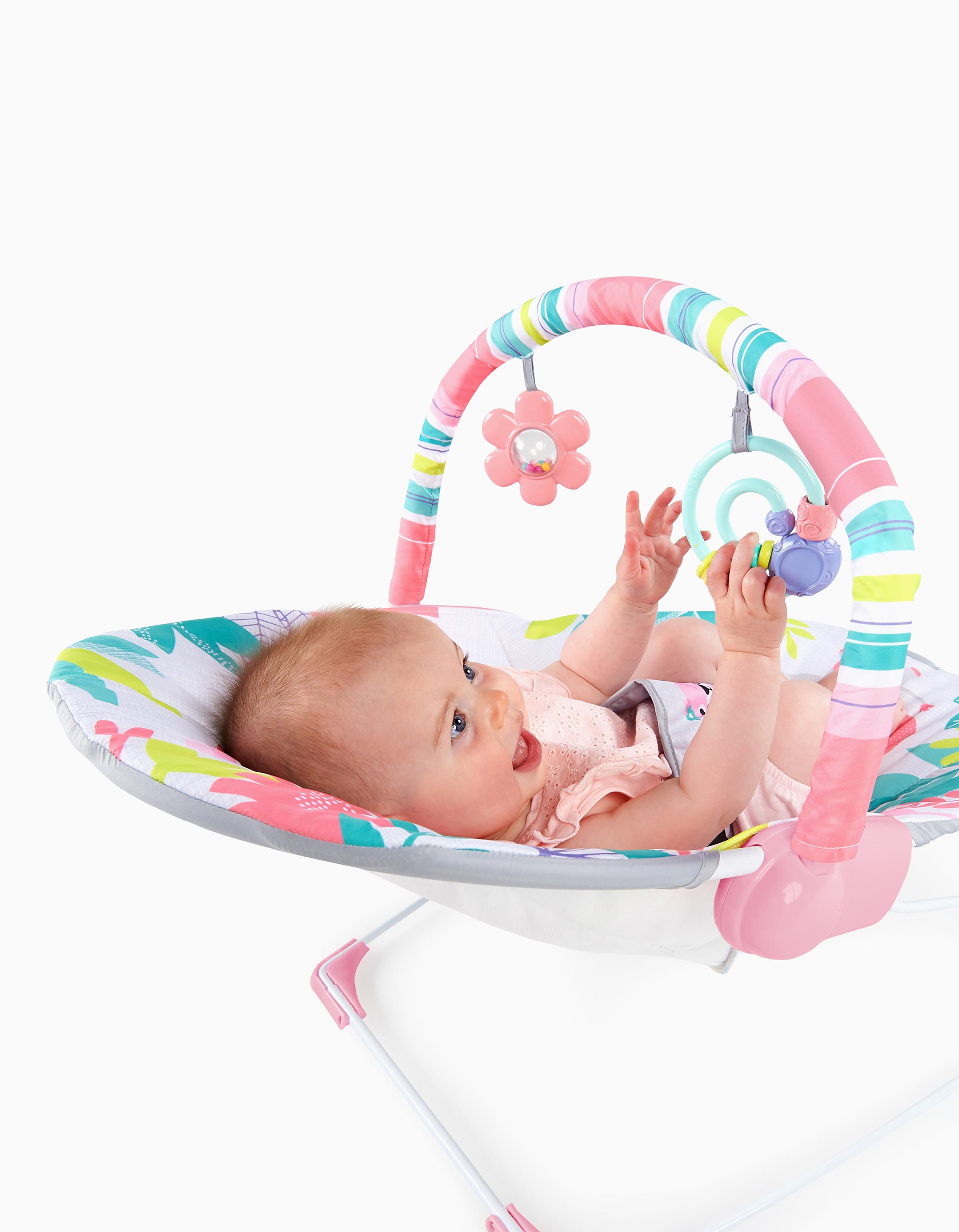 Bright Starts Flamingo Vibes Bouncer