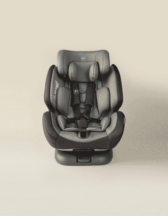 Silla para Coche Gr 0/1/2/3 Premium Isofix One Zy Safe Melange Grey