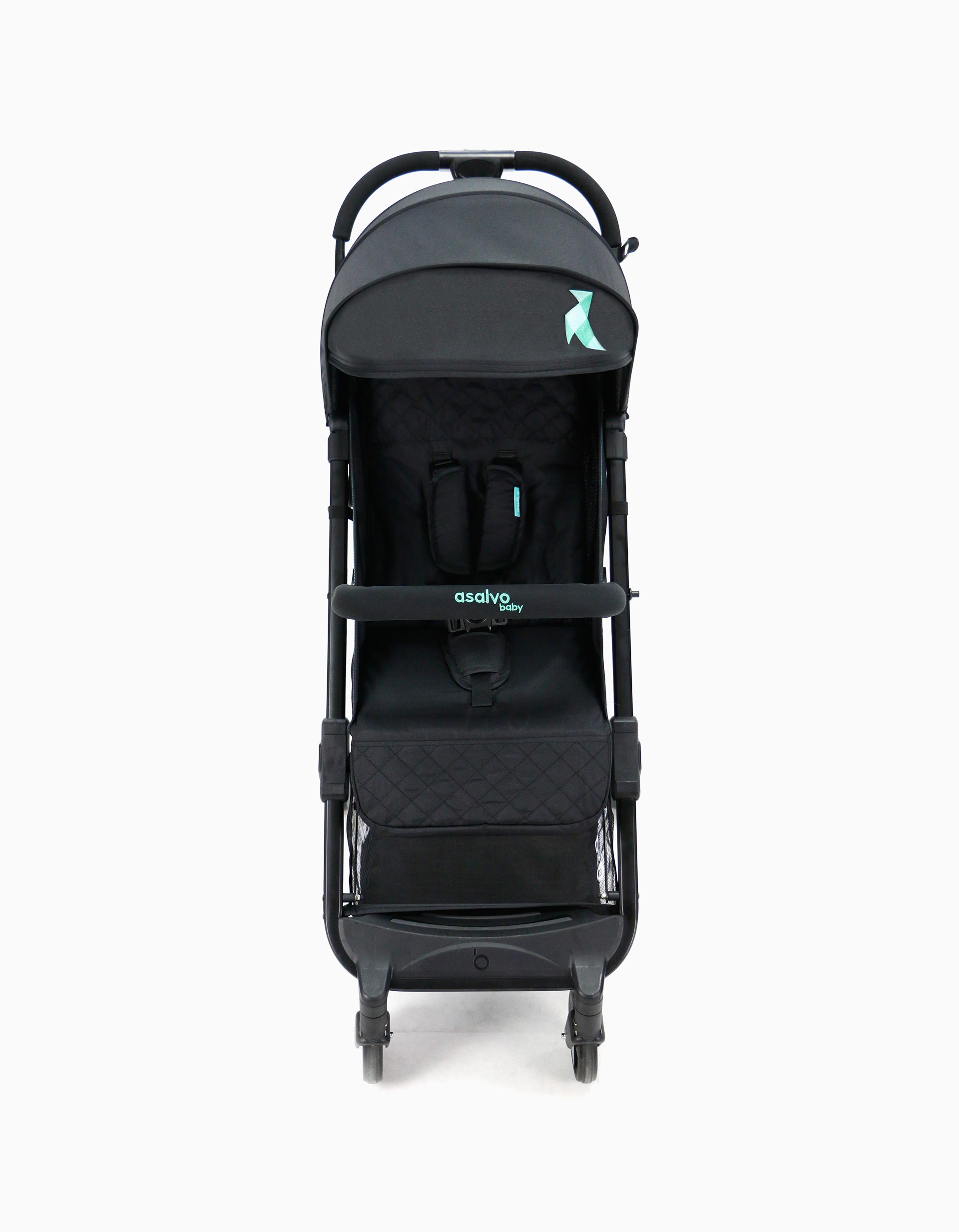 Stroller Travel Asalvo Black Aqua