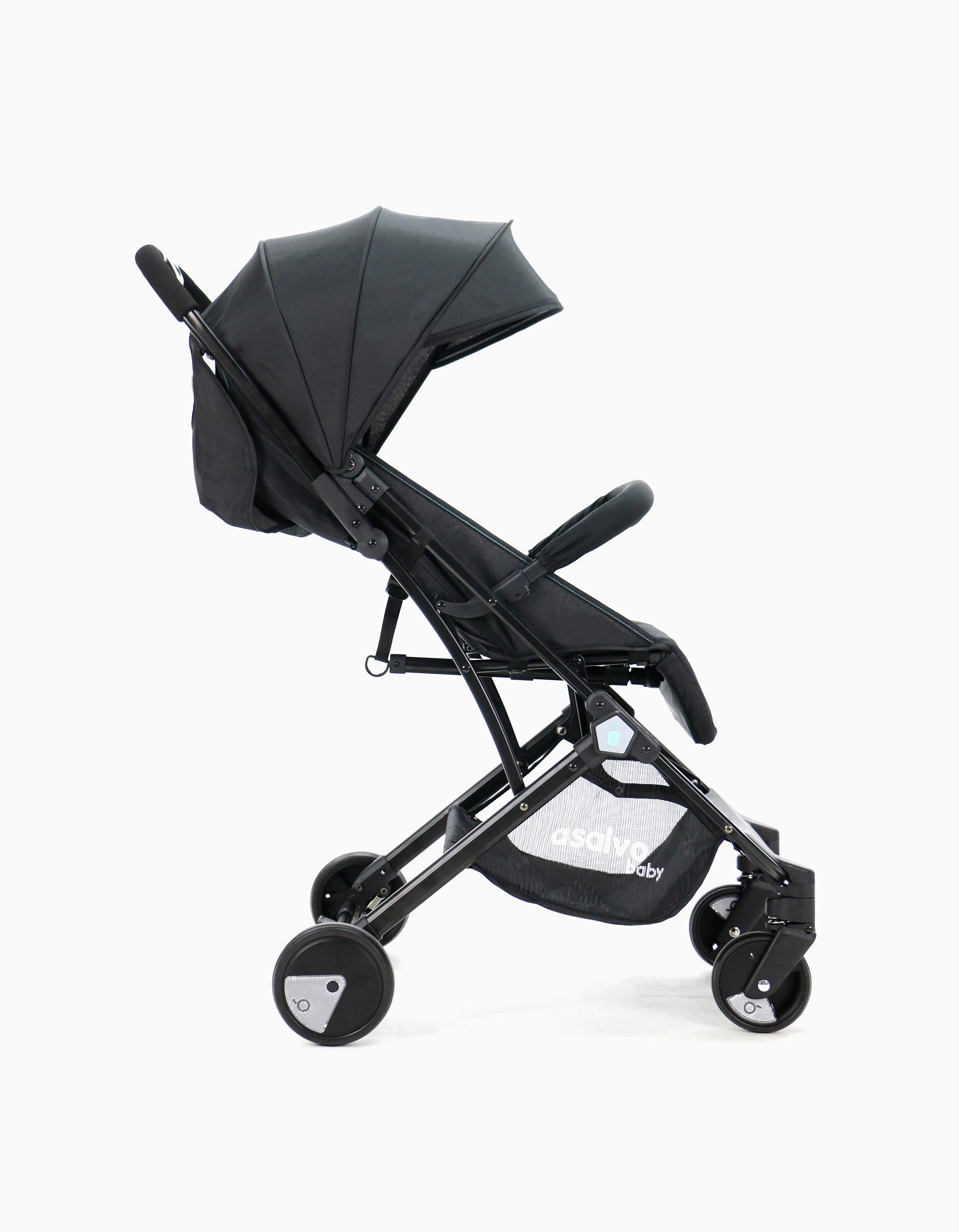 Stroller Travel Asalvo Black Aqua