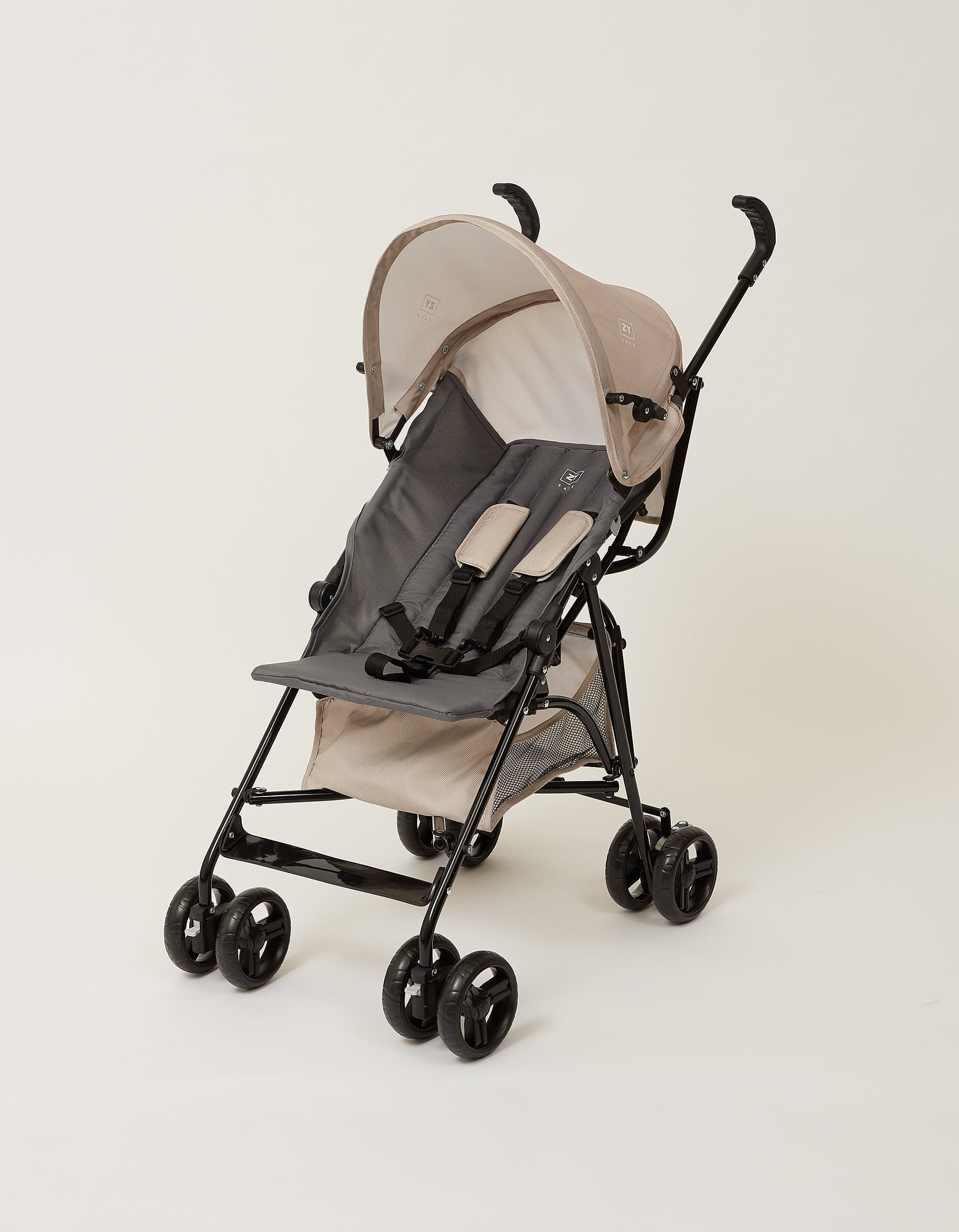 Road Plus Umbrella Stroller by Zy Safe, Beige