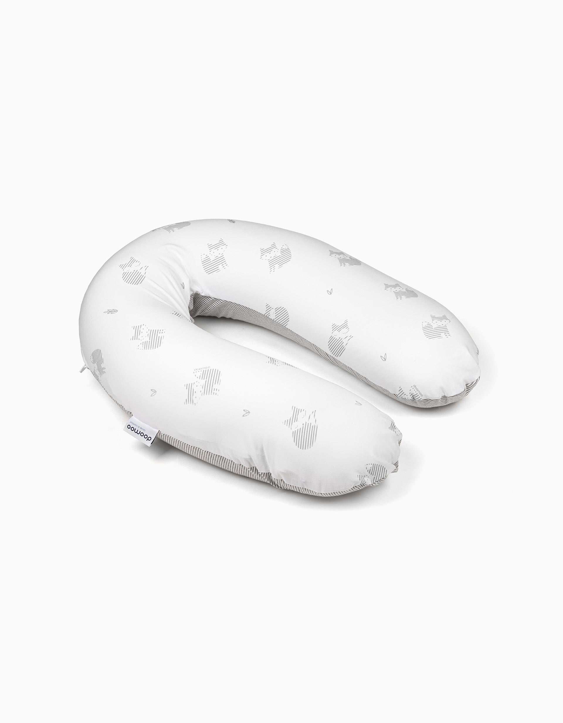 Breastfeeding Pillow Budy Fox Doomoo Grey