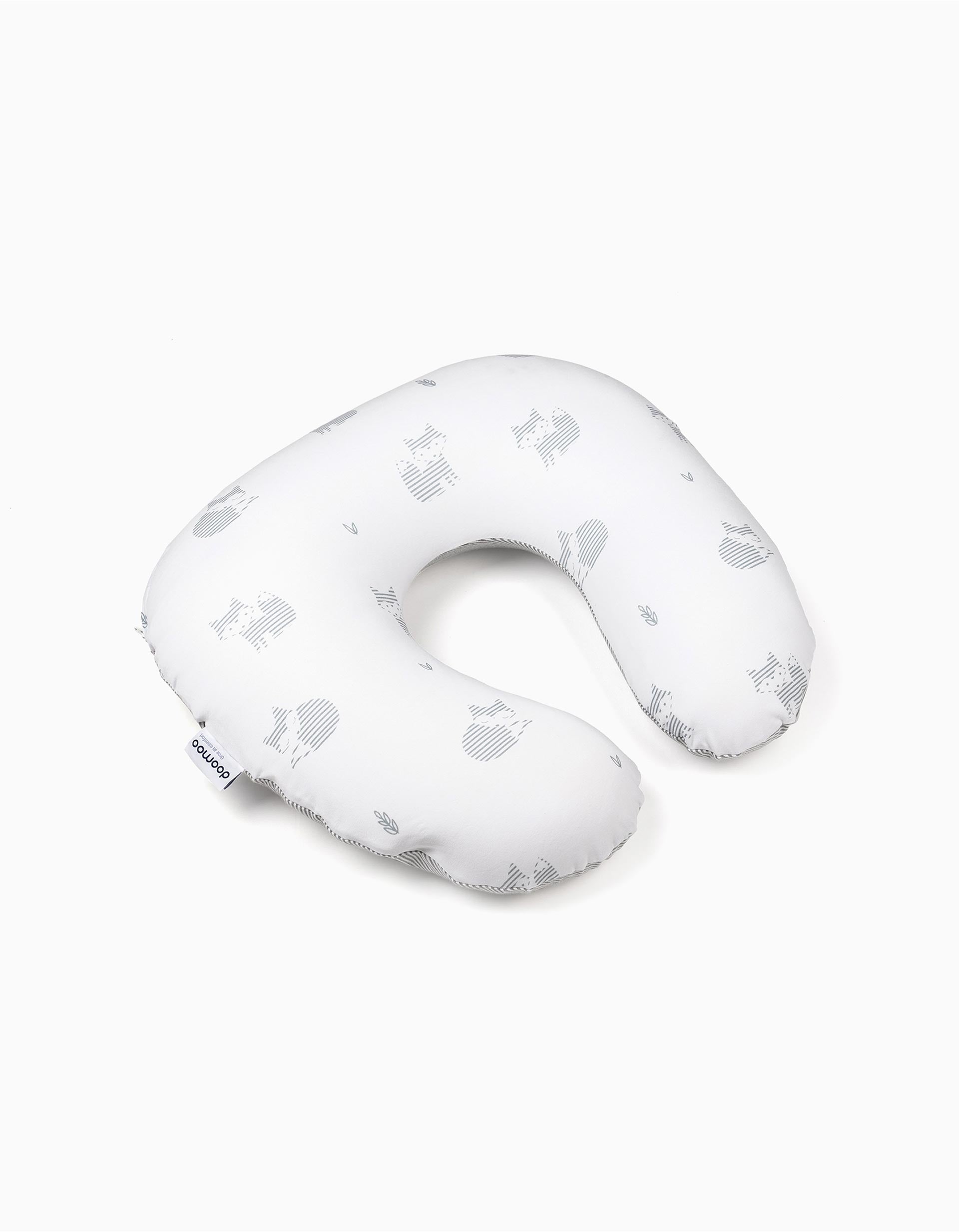 Breastfeeding Pillow Softy Fox Doomoo Grey